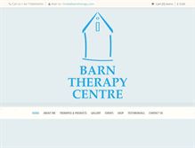 Tablet Screenshot of barntherapy.com